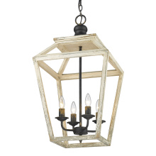 Golden Canada 0839-4P ABI - Golden Lighting Haiden 4-light Pendant in Antique Black Iron